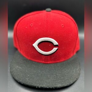 New Era Cincy Reds - Red and Black 59FIFTY Cap